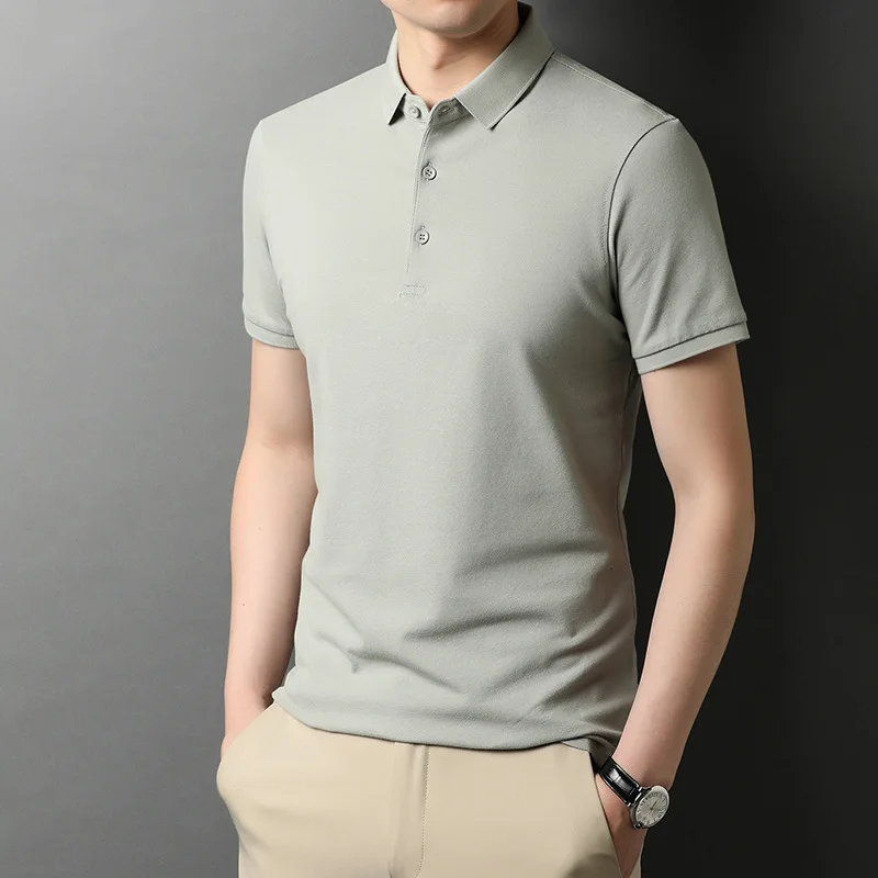 

Высококачественные хлопковые новые летние брендовые футболки для мужчин 2023 однотонные повседневные топы с короткими рукавами модная мужская одежда