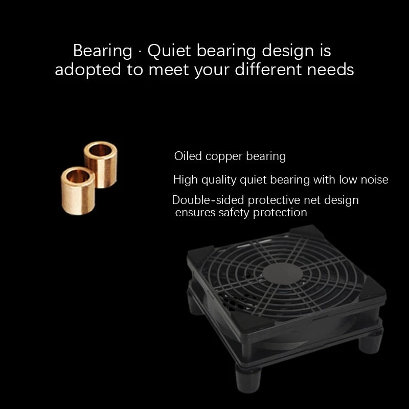 Router Cooling Fan,Diy Pc Cooler Tv Box Wireless Cooling Silent Quiet Dc 5V USB Power 120Mm Fan