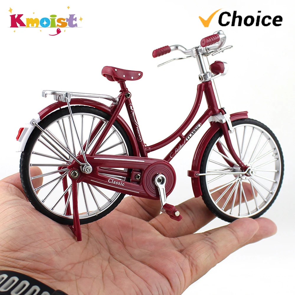 1/10 Metal Simulation Old-fashioned Retro Bicycle Diecast Bikes Alloy Model Classic Toys Gifts for Boys Kids Home Decorative bike toys