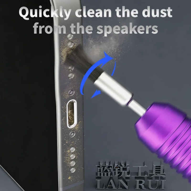 LANRUI QB95 먼지 제거 브러쉬, 휴대폰 이어폰 스피커 및 마더보드 부품 수리 도구