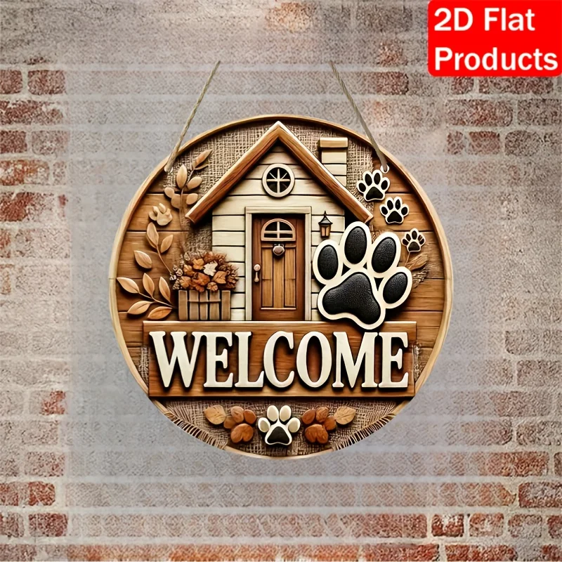 Rustic Wooden Welcome Sign 3