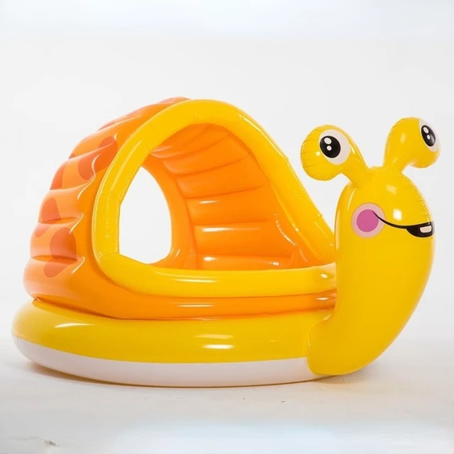 Introducing the Cartoon Big Mouth Snail Inflatable Swimming Round Shade Paddling Pool Baby Bathtub Ocean Ball Pool