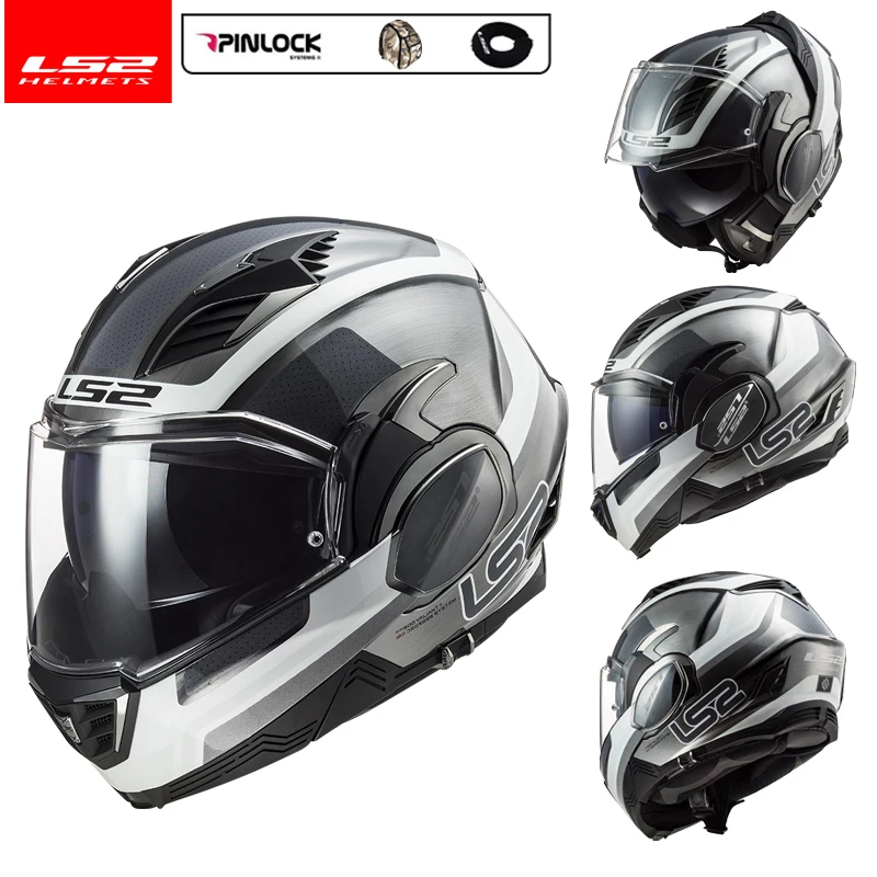 Casco convertible LS2 FF900 Valiant II Solid White