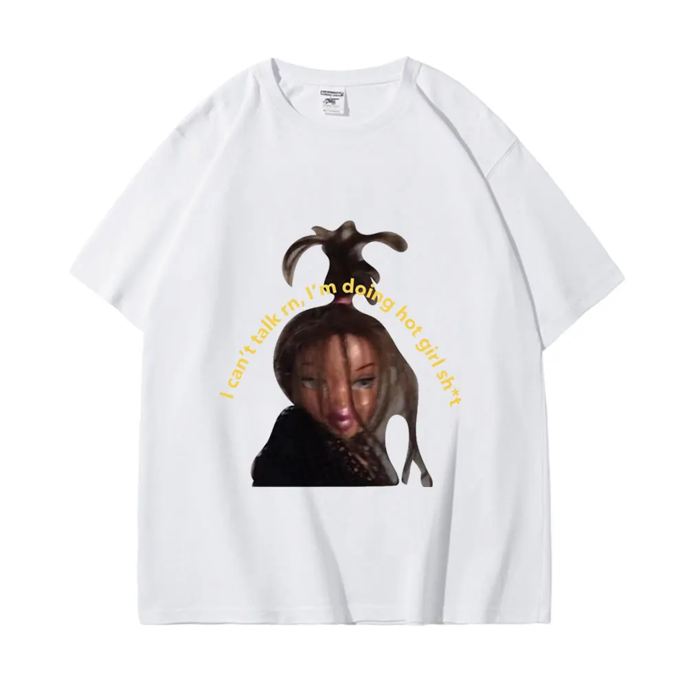 

Real Hot Girl Shit Megan Thee Stallion Graphic T Shirts Men's Women's Fashion Funny T-shirt Summer Casual Hip Hop Loose T-shirts