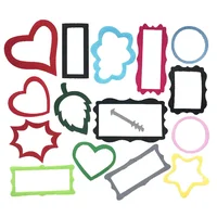 Felt Frame Newborn Baby Growth Milestone Blanket Photography Props Frame Photo Frame Accessories 2