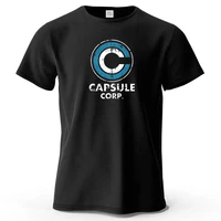 S-4XL Capsule Corp 100% coton impression drôle japon Anime hommes t-shirt t-shirt d'été haut marque de mode t-shirt vêtements 1