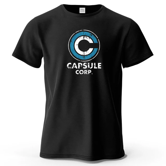 S-4XL Capsule Corp 100% coton impression drôle japon Anime hommes t-shirt t-shirt d'été haut marque de mode t-shirt vêtements 1