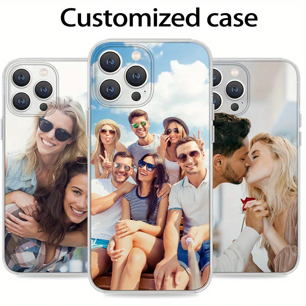Sleek Custom Full Coverage Clear Phone Case