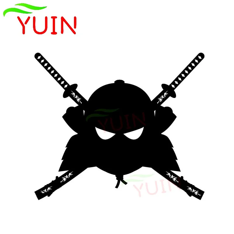 

Serious Soldier Warrior Mystery Samurai Fighting Car Sticker Decoration Cars Accessories Fashion Cover Scratch Waterproof Decal