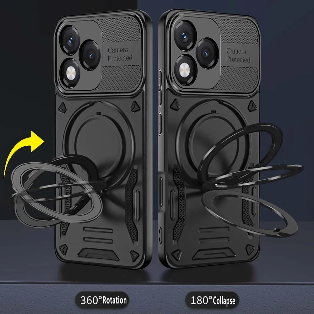 Shockproof Armor Case with Ring Bracket & Magnetic Holder