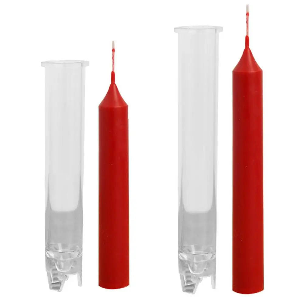Description Picture 2 of item3D Bracket Long Pole Candle Mold PC Plastic Church Candle Mold Scented Candles Candlelight Dinner Candles Handmade DIY Mould