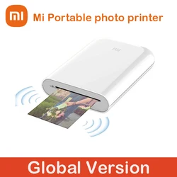 Global Version Xiaomi Mi Portable Photo Printer AR Photo ZINK Thermal Pocket Mini Wireless Bluetooth Printer Support Mi Home APP