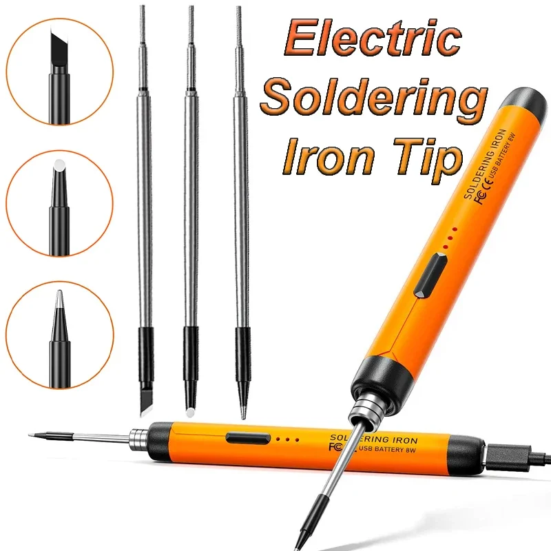 Soldering Iron Tip Mini Portable Replacement Tip Rapid Heating Welding Tool Solder Accessories 5V 8W soldering iron,soldering iron tips,solder iron kit