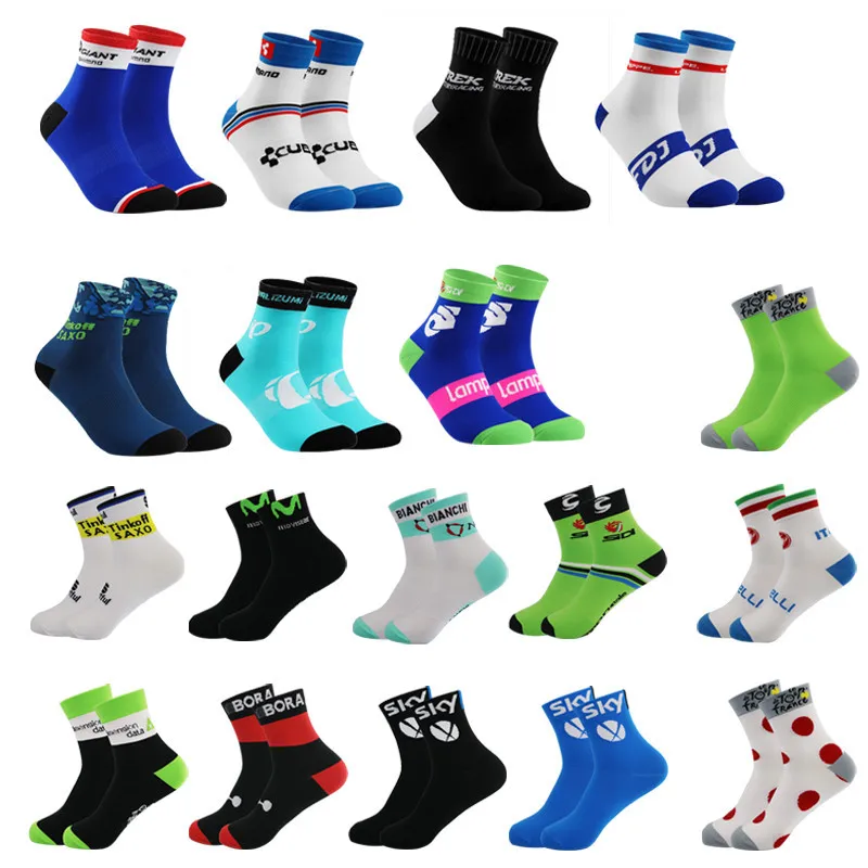 

High Quality Professional Brand Cycling Sport Sock Protect Feet Breathable Cycling Socks Bicycles Running Socks