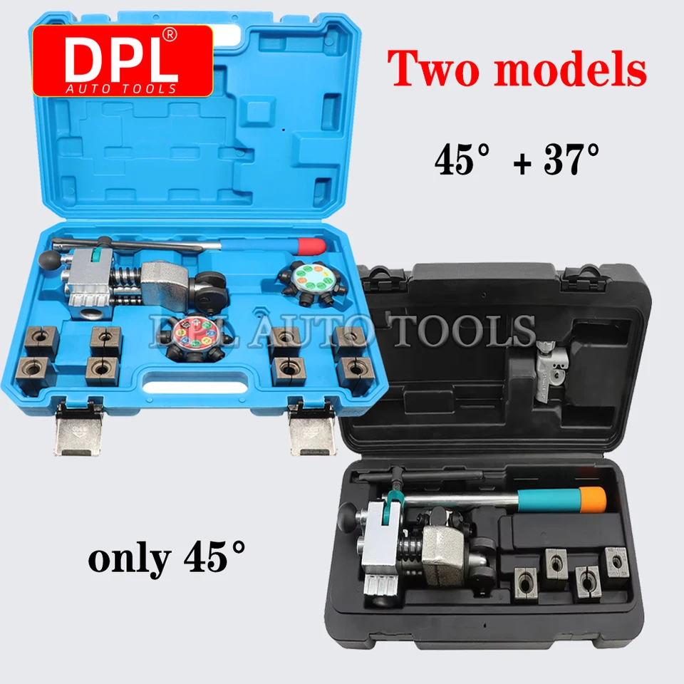 Set Completo Per Svasatura Tubi Freno 1/4" E 3/16" – 7,6 M Di Tubo Rame, 32 Connettori, 8 Raccordi, 5 Adattatori, Tagliatubi E Piegatubi, Per Impianti Idraulici E Freni