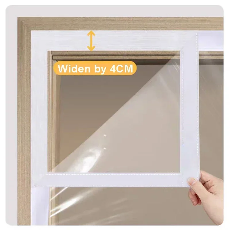 Air Conditioning Door Curtains Air conditioning door curtains for winter windproof warm and transparent household kitchen plastic partition curtains