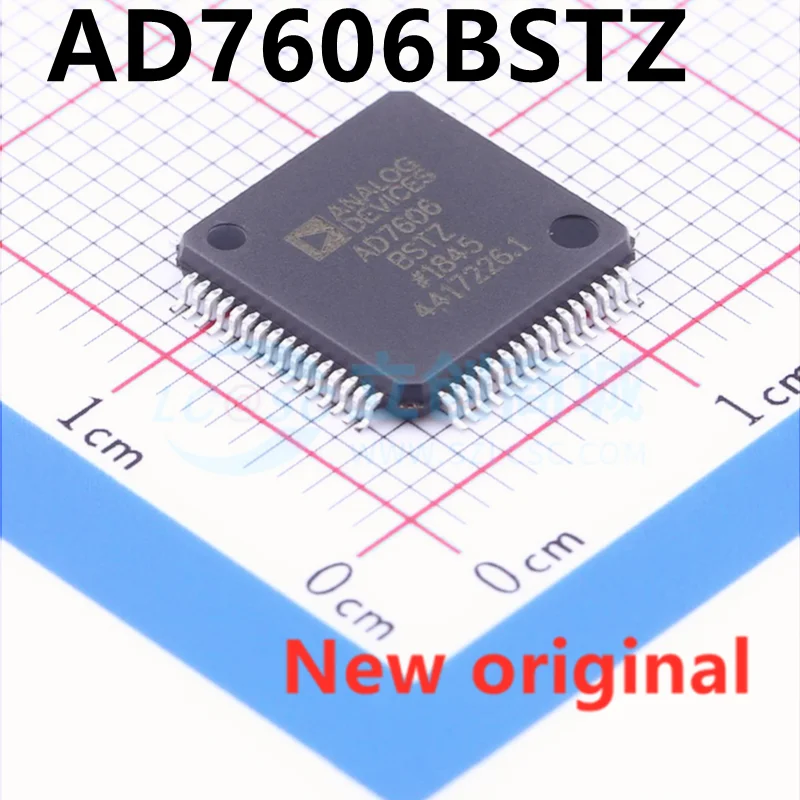 

5PCS New original AD7606BSTZ AD7606 LQFP-64 8 channel 16Bits ADC DAS Analog-to-digital conversion chip ADC IC chip