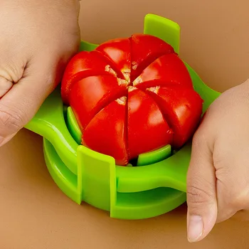 เครื่องหั่นแอปเปิ้ลแบบแมนนวล 1 ชิ้น: ใบมีดสแตนเลส เครื่องมือครัวที่ทนทานตามหลักสรีรศาสตร์ ปลอดภัย ทำความสะอาดง่ายสำหรับบ้าน/ร้านอาหาร 2