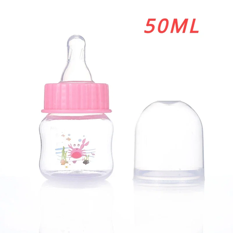 50ML Mini Baby Bottle Portable Feeding Bottles For Newborn Baby