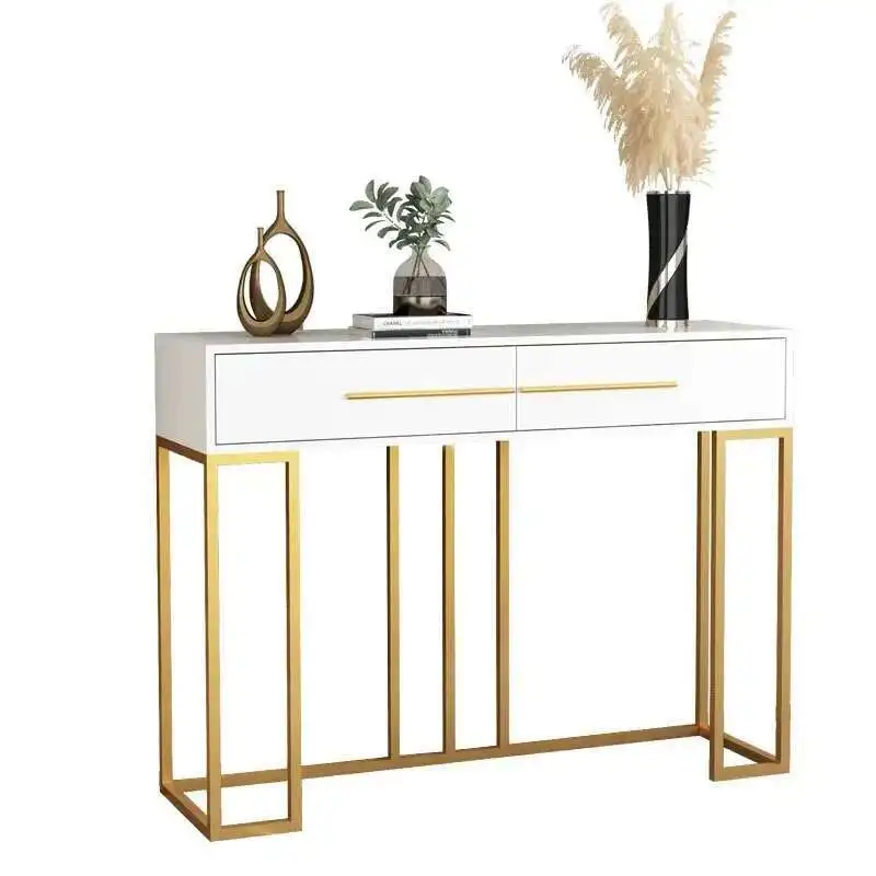 Nordic Home Living Room Sofa Tables Creative Designer Furniture Leisure Storage Desk Light Luxury Hallway Porch Console Table