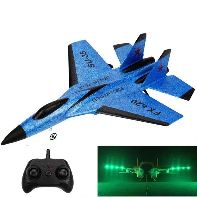 Wireless SU35 2.4GHz Remote Control Airplane Toy Models F16 RC
