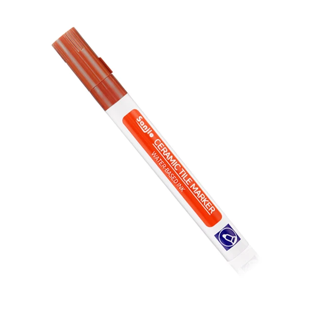 Haile Waterproof Tile Marker Grout Pen Wall Seam Pen 10 Colors Optional,for Tiles Floor Bathroom Decontamination Seam Repair dark brown 1 pcs