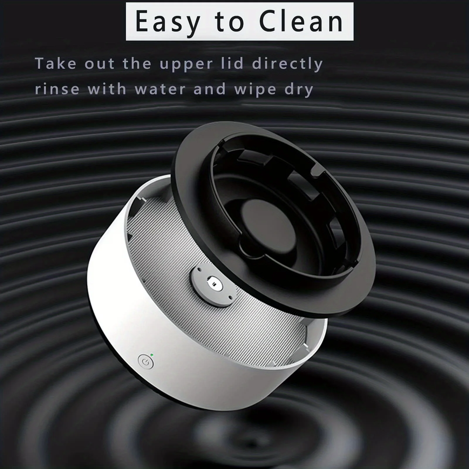Smoke Removing Ashtray Circular Replace Cotton Pads Multifunctional Smokeless Ashtray Home Portable Ash Tray for Car Office silicone ashtray air purifier ashtray wood ashtray cigarettes ashtray portable ashtray stainless steel ashtray metal ashtray ceramic ashtray