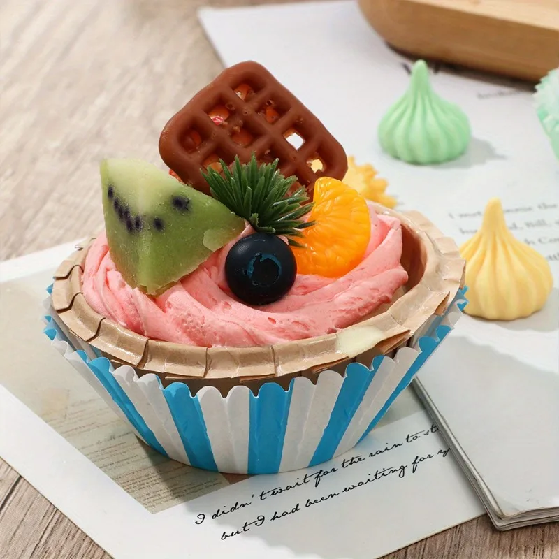 300PCS Multicolor Cupcake and Muffin Baking Liners for Parties DIY Decorating and Kitchen Use Disposable Paper Cups for Cakes