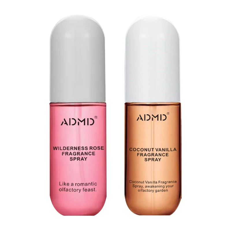 2 шт. Кокосова троянда Ароматний спрей для волосся та тіла Ароматний туман Свіжий довготривалий аромат Парфуми Дорожній розмір Освіжувач Спрей