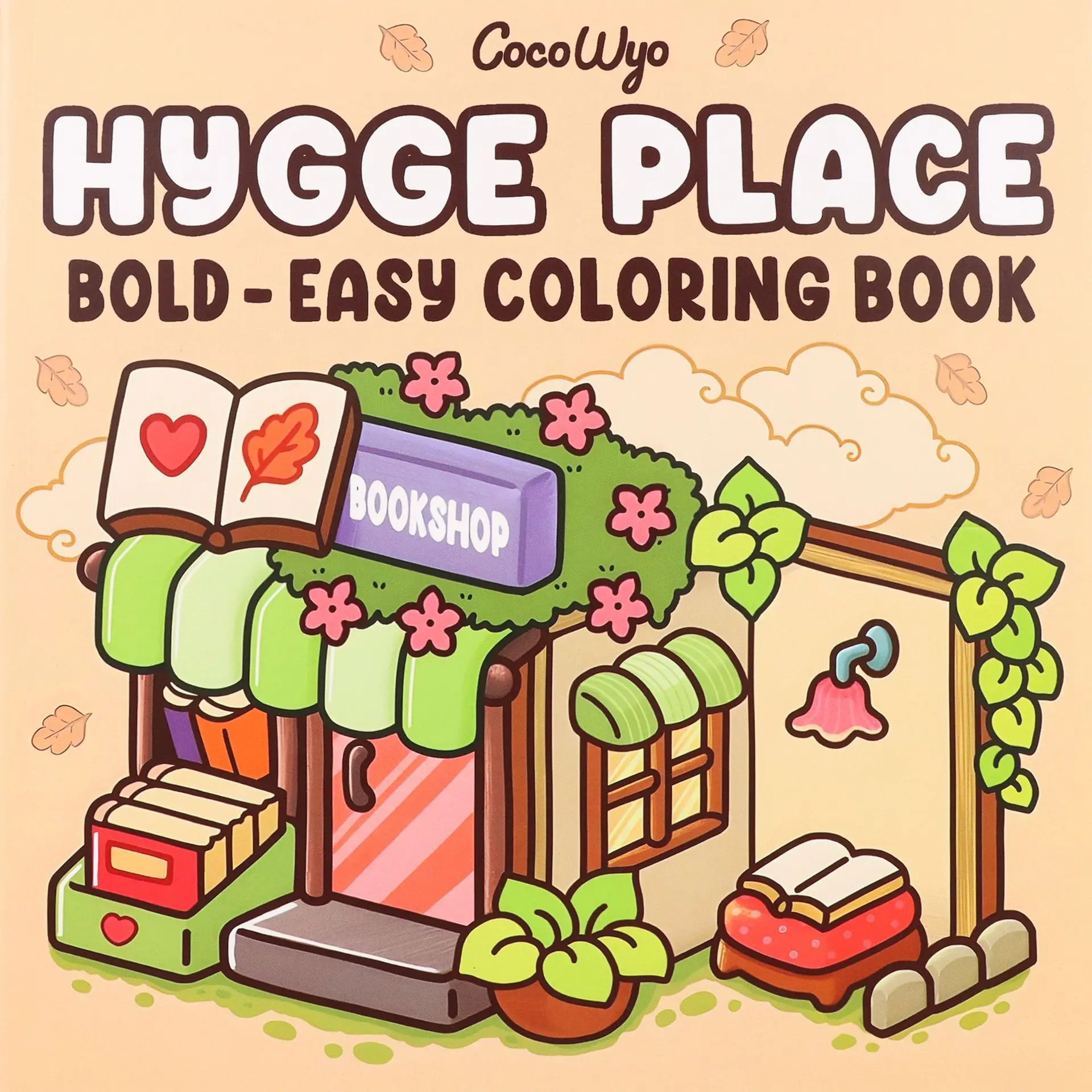 CocoWyo's *Cute & Groovy: Bold - Easy Coloring Book* 4