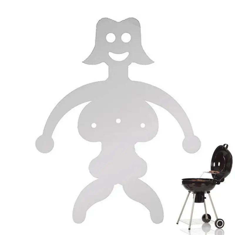 

Hotdog Marshmallow Roaster Barbecue BBQ Tools Stainless Steel Novelty Funny Spoof Boy Girl Design Hot Dog Roaster Rack For