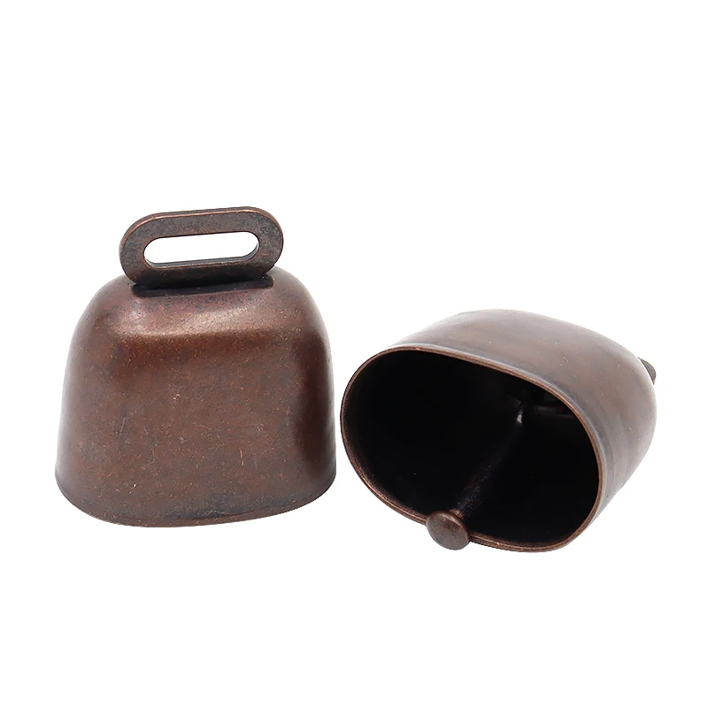 Animal Pet Copper Bells Hanger Metal Bells Loud Crisp Spread Farther Loud Cow Sheep Grazing Cats Dogs Pets Decoration Bells