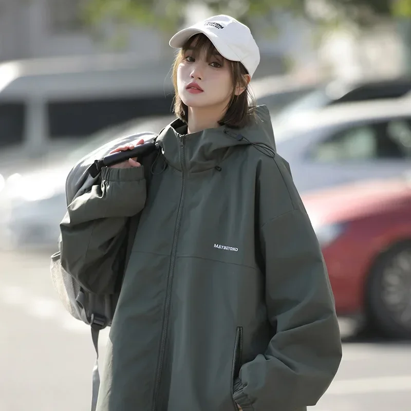 Autumn Women Japanese Baseball Windbreaker Jackets Long Sleeve Single Outerwear Coat High Street Harajuku Fashion Bomber Jacket 4