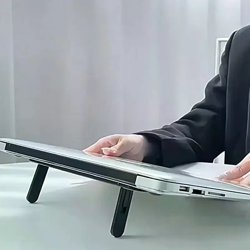 1/2Pcs 노트북 냉각 라이저 패드용 범용 노트북 라이저 스탠드 보이지 않는 노트북 브래킷 액세서리
