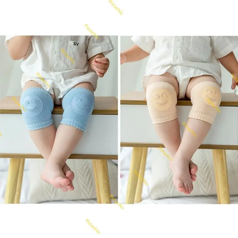 QX2D 1 Pair Baby Crawling Kneepads Infants Safety Elbow Cushion Toddlers Leg Warmer Knee Support Protector
