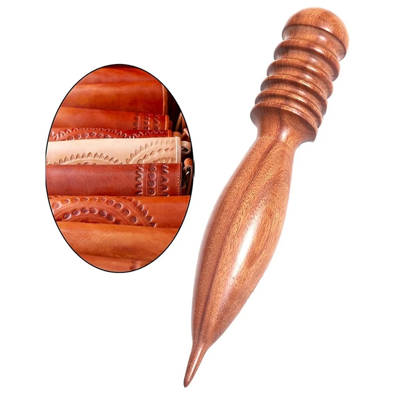 Leather Edge Polishing Tool A81M Professional Wood Multiuse Light-Weight Leather Burnishing Tool For DIY Project