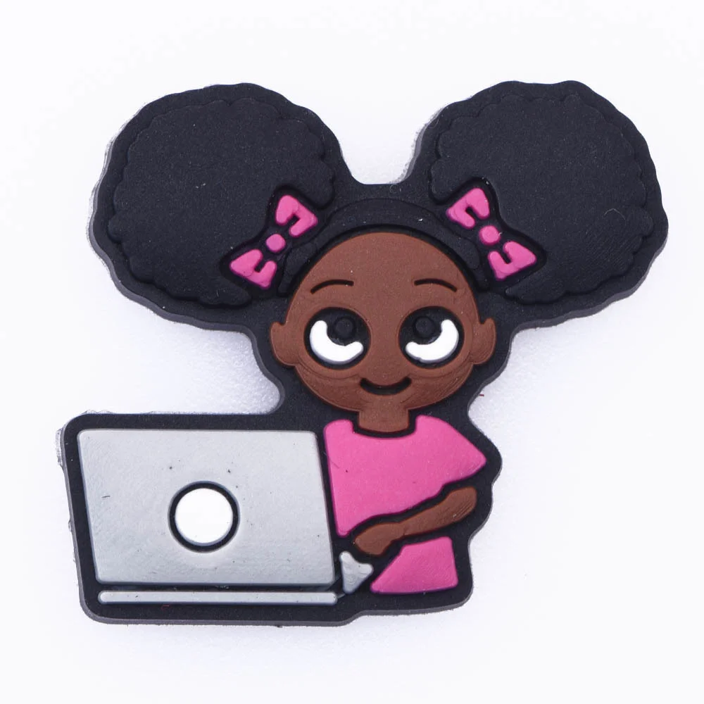 1 Pcs Black Girl Magic Croc Shoe Charms Accessories Decorations Clog Sandals PVC Black Lives Matter Charm Button BLM Girl Gift 1 Pcs Black Girl Magic Croc Shoe Charms Accessories Decorations Clog Sandals PVC Black Lives Matter Charm Button BLM Girl Gift