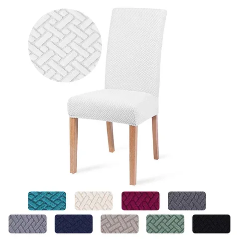 

1/2/4/6PC Universal Size Chair Cover Solid Color Stretch Chair Slipcover Washable Seat Covers For Chairs Seat Banquet Protector