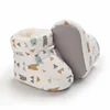 0-1Y Winter Cute Cartoon Baby Boots for Boys and Girls Cotton Soft Sole Anti slip and Warm Preschool Children's Walking Shoes 3