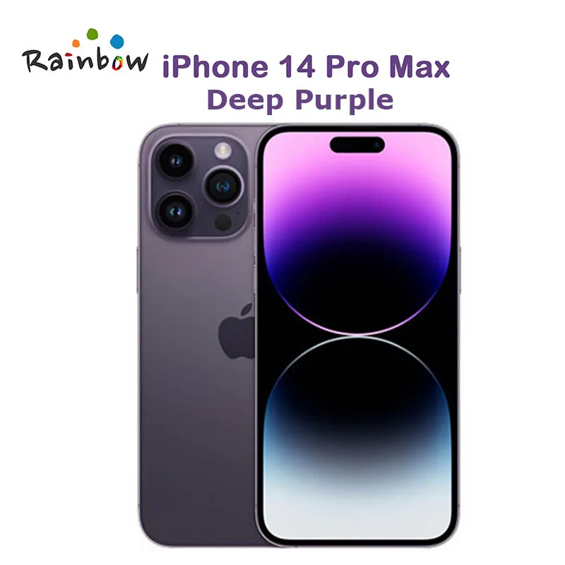 Apple iPhone 14 Pro Max Dual eSIM 128/256/512GB 1TB ROM 6GB RAM 6.7" Genuine Retina OLED Face ID NFC A16 Cell Phone