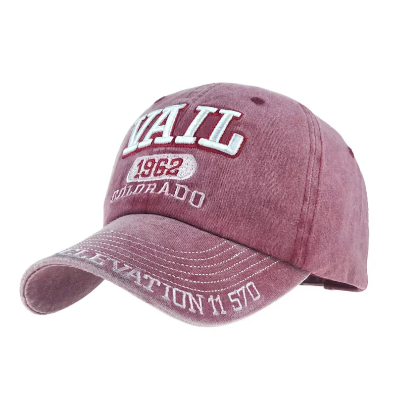 

New Washed Cotton Baseball Cap Snapback Hat for Men Women Dad Hat Embroidery Casual Cap Casquette Hip Hop Sport Visor Hats