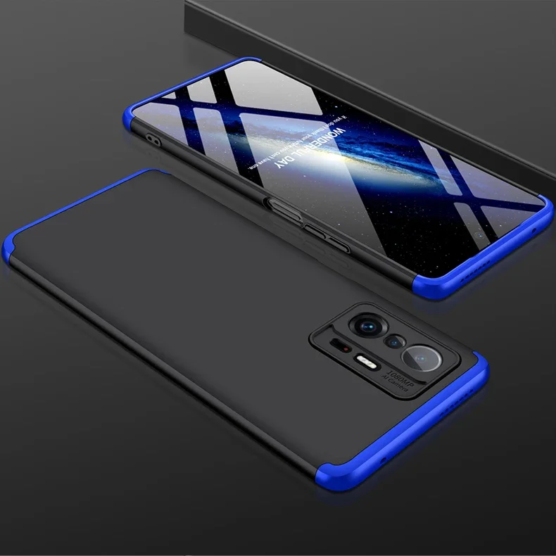 Shockproof Armor Plastic Case For Xiaomi Mi 11T Pro Full Protection 3 in 1 Hard