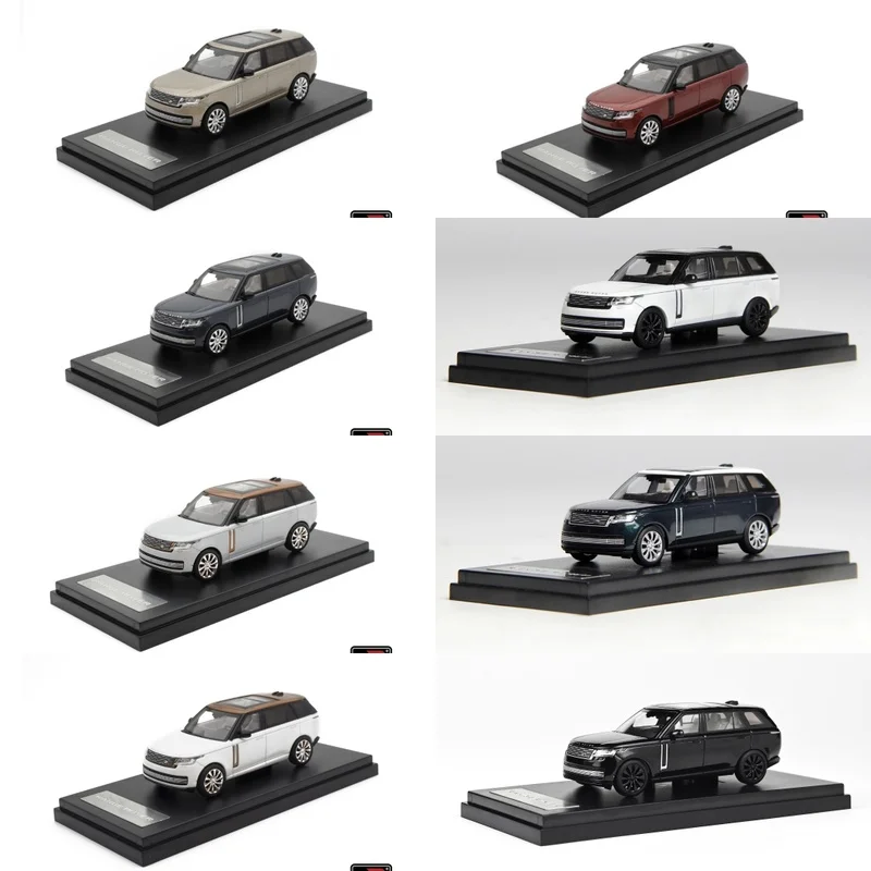 LCD 1:64 랜드로버 레인지로버 5세대 LWB 궁극의 럭셔리 합금 모델카 장난감 컬렉션 및 전시용 크리스마스 선물
