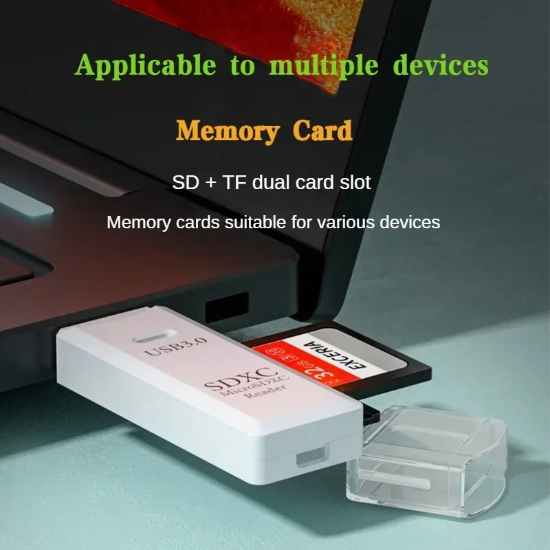 고속 USB3.0 5Gbps 마이크로 SD SD 카드 리더 2 in 1 OTG USB 어댑터 (노트북 PC 스마트폰 카메라 메모리 카드 데이터 전송용)
