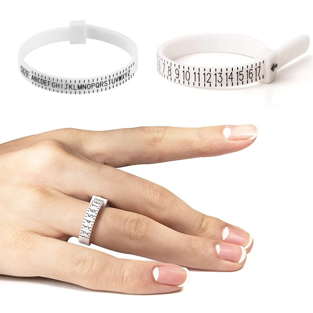 US UK Finger Ring Sizer Measurer Jewelry Ring Bracelet Wrist