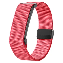 Enhanced Nylon Magnetic Wrist Band with Metal Frame - Google Fitbit Air (Berry)
