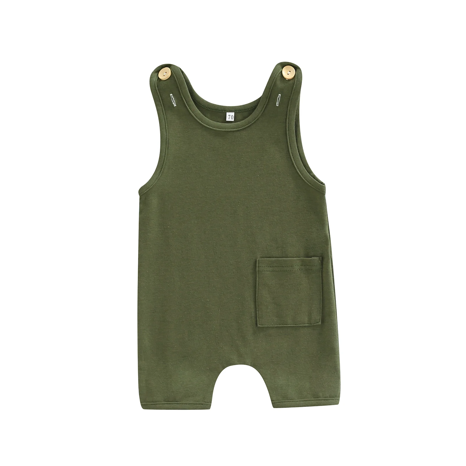 Baby Bodysuits for girl  Baby Summer Suspenders Jumpsuit, Toddlers Solid Color Sleeveless Short Rompers for Girls, Boys, 0-3 Years Newborn Knitting Romper Hooded  Baby Rompers