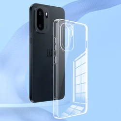 Ultrathin Clear Silicone Phone Case - Transparent TPU Back Cover for OnePlus Ace 6 (Clear)