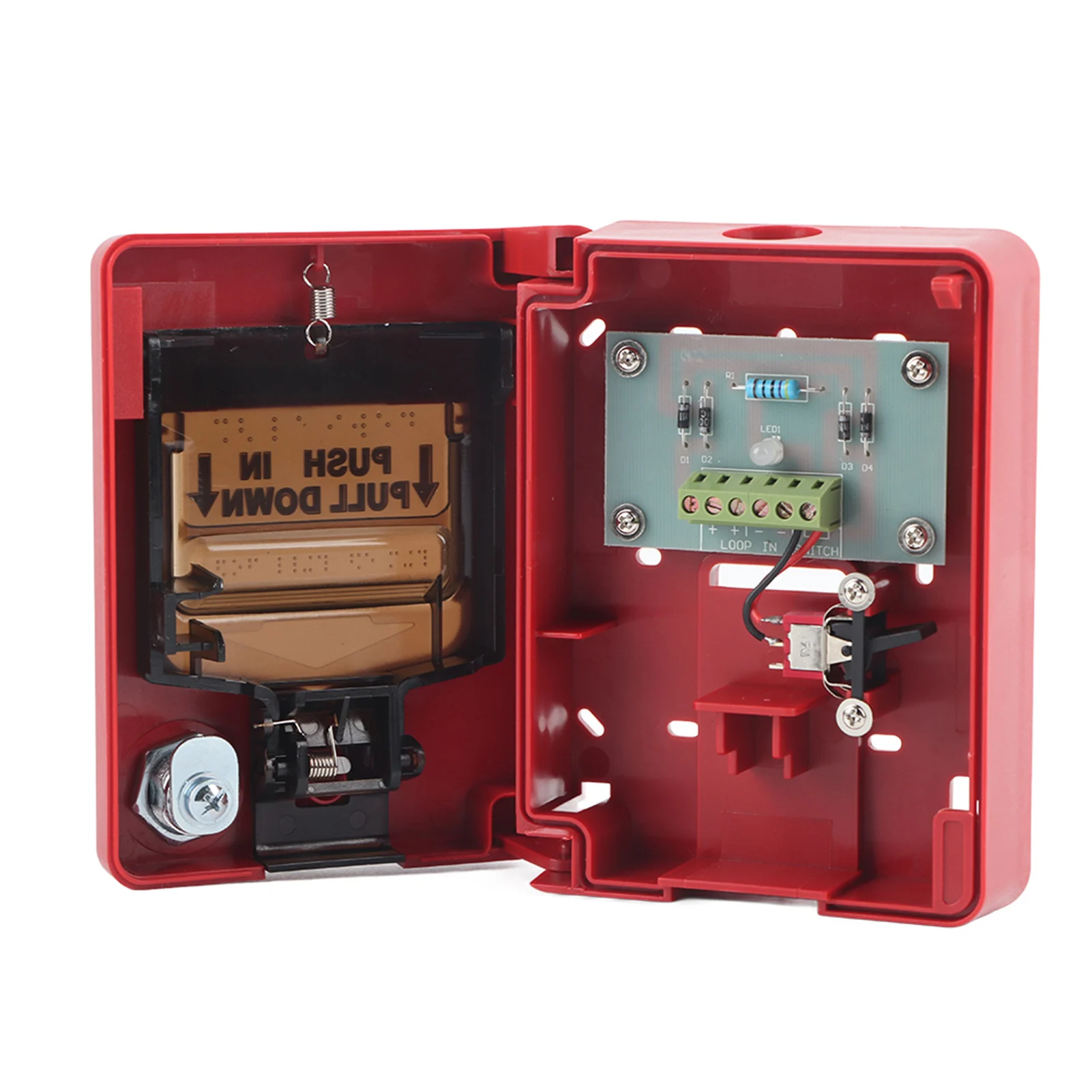 9-28VDC Manual Multiple Wire System Safety Fire Pull Station Alarm Button Call Point Safety Manual Call Point Fire Alarm Button