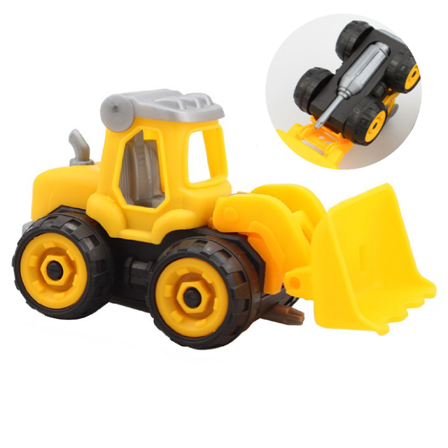 Vehicle Cake Decor Digging Machine Cake Toppers Road Sign Baby Shower Cake Supplies Birthday Party Decorations Kids